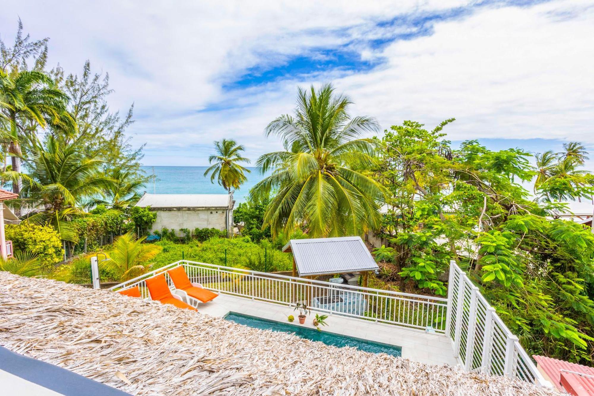 Villa En Bord De Mer, Vue Mer Au Diamant เลอ ดีอามงต์ ภายนอก รูปภาพ